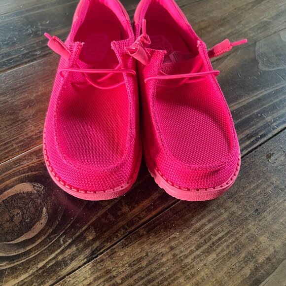 HEY DUDE WENDY FUNK MONO ELECTRIC PINK - FOOTWEAR LADIES - 40065-6QQ - Picture 2 of 5